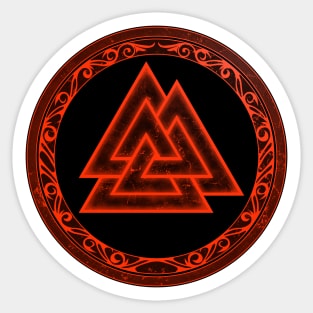 Valknut Viking Warrior Symbol Sticker